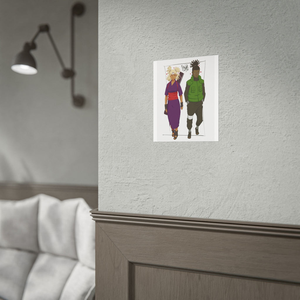 Cute Couple Poster - by Alonewayne
