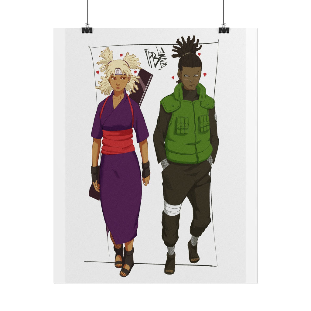 Cute Couple Poster - by Alonewayne