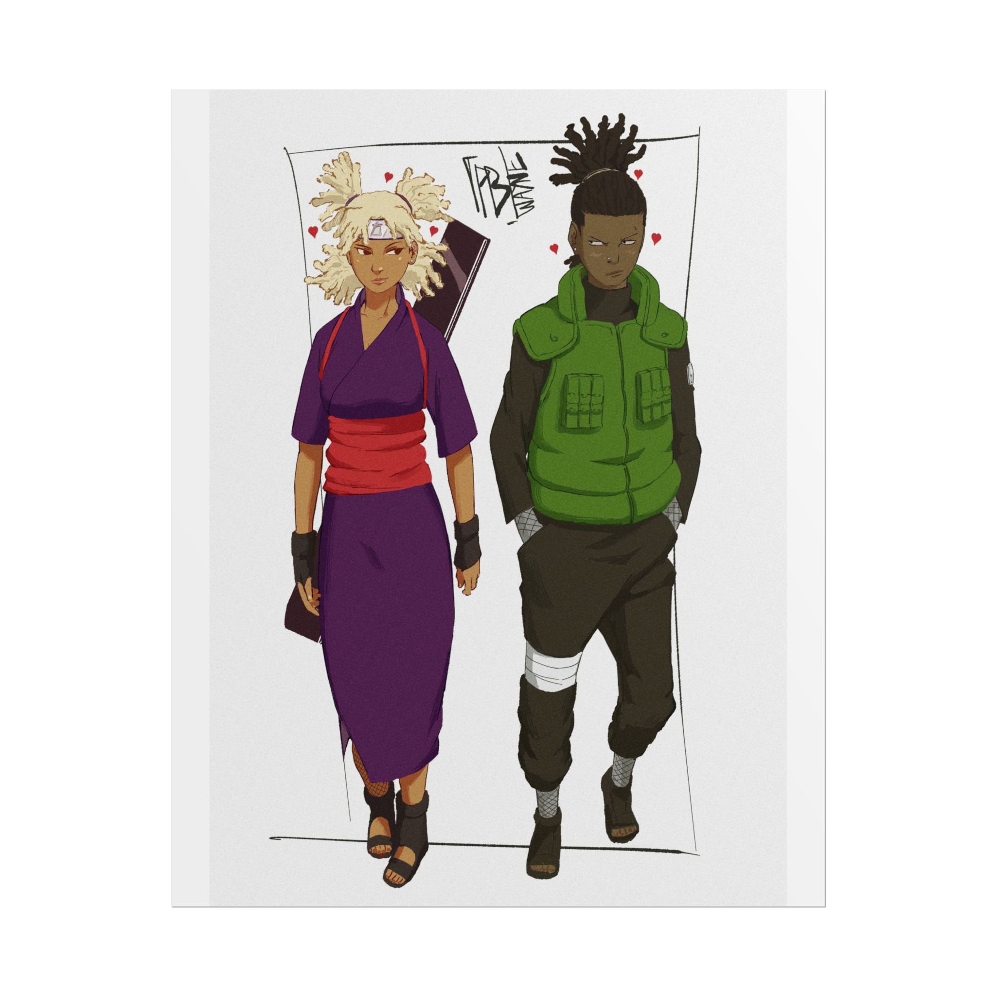 Cute Couple Poster - by Alonewayne