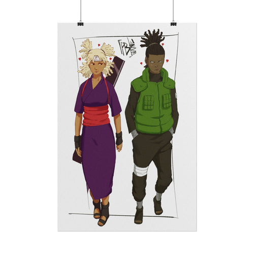 Cute Couple Poster - by Alonewayne