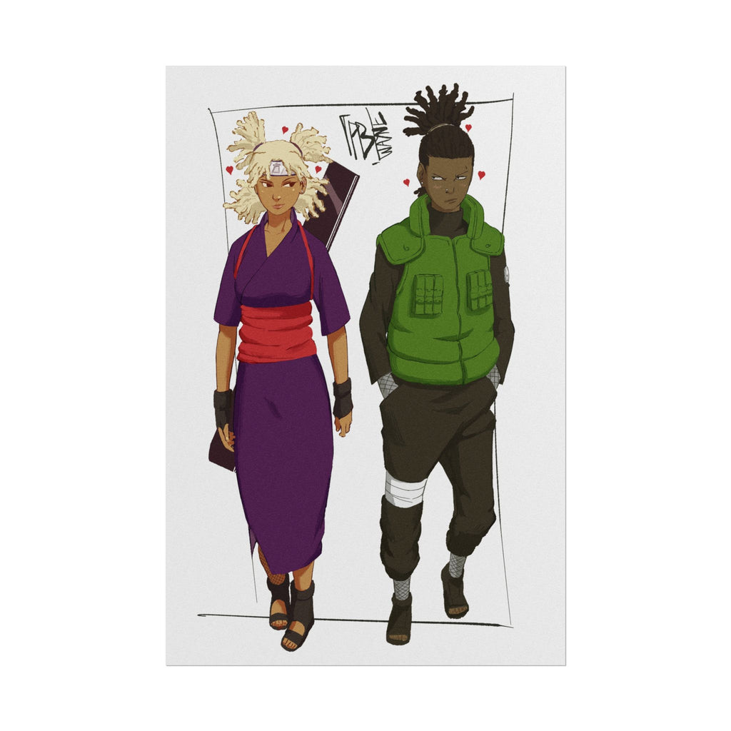 Cute Couple Poster - by Alonewayne