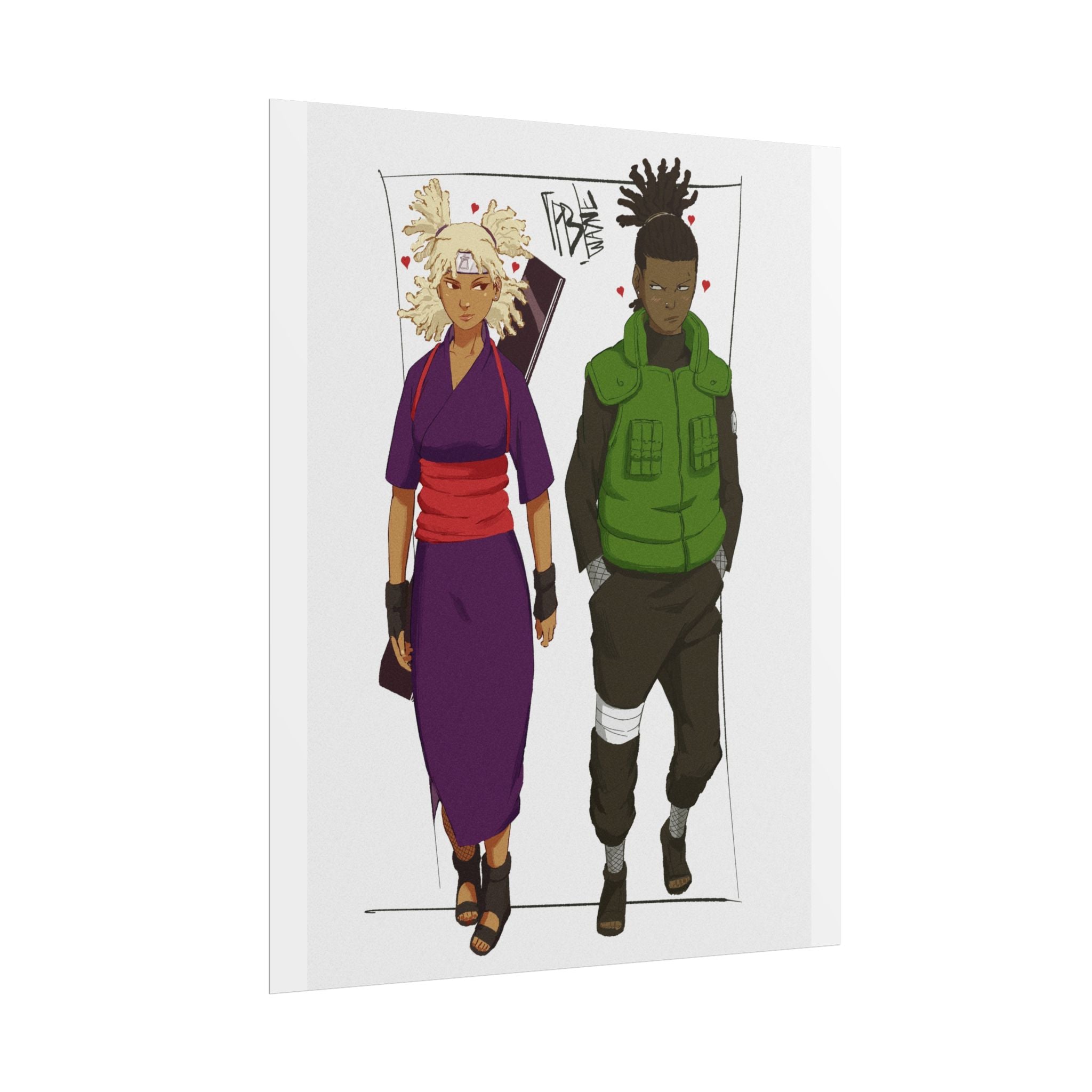 Cute Couple Poster - by Alonewayne