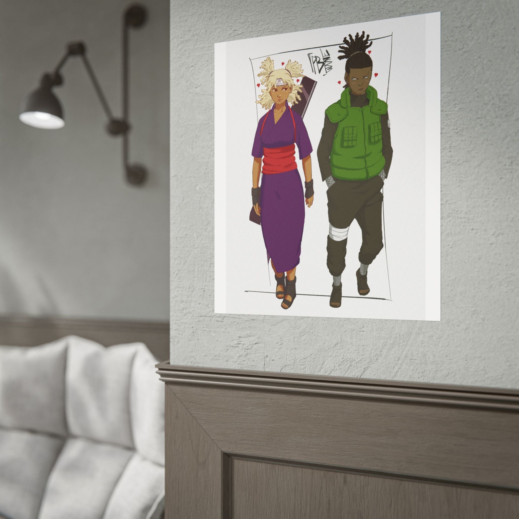 Cute Couple Poster - by Alonewayne