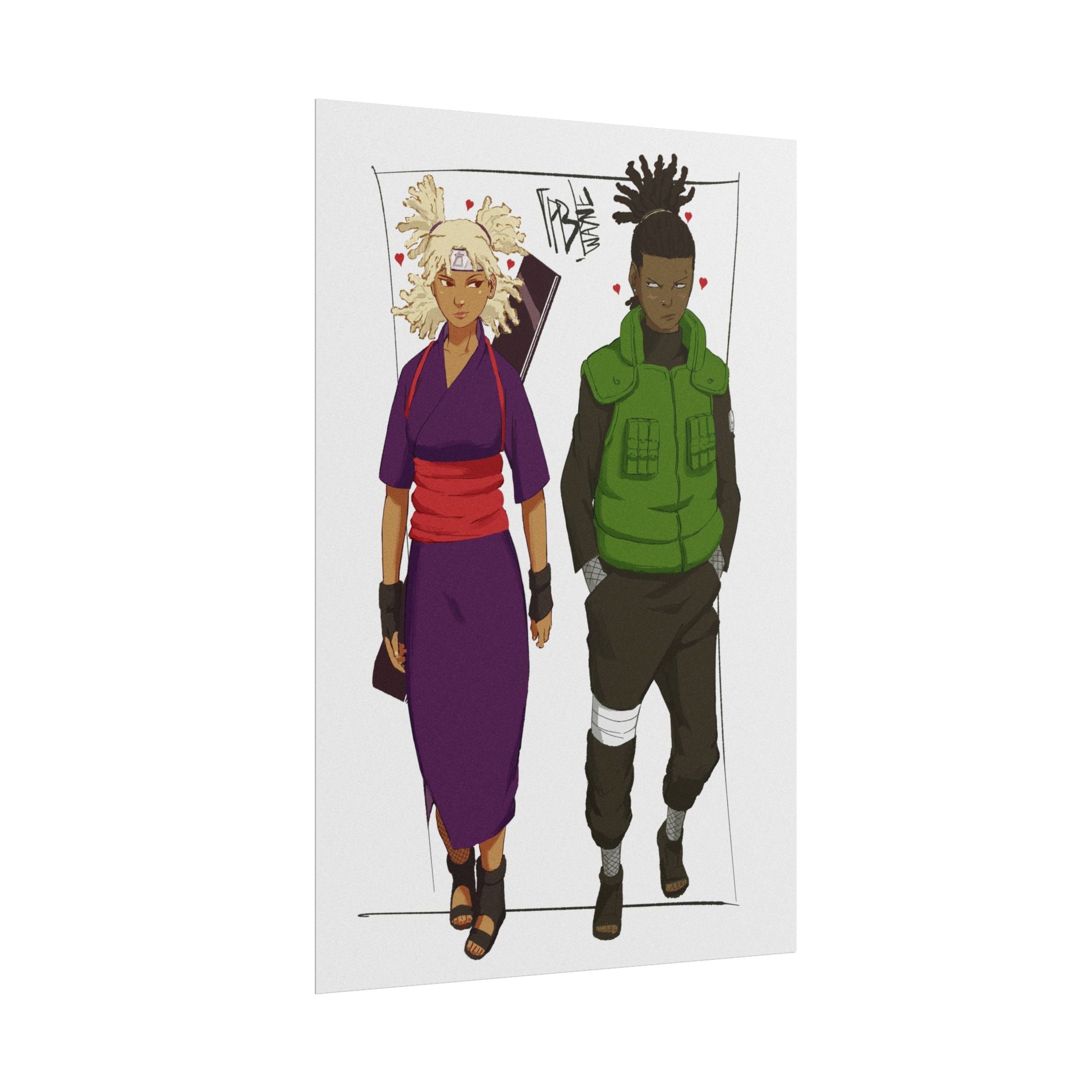 Cute Couple Poster - by Alonewayne